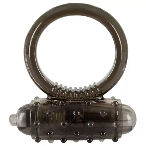 Black Silicone Vibrating Ring