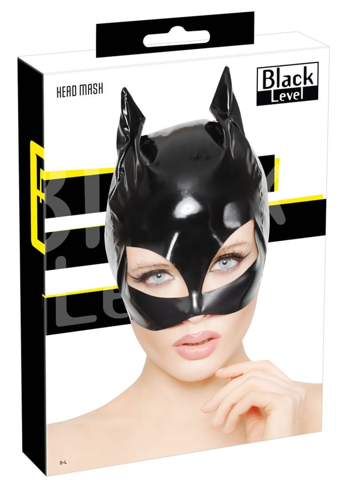Cat mask made of vinyl
