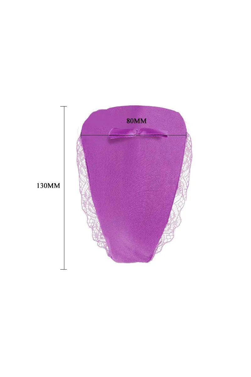 CIKINI C-STRING PANTY VIBE 10 VIBRATION MODES REMOTE CONTROL PURPLE