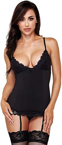 2pc Lace Chemise & Panty Set with Garters  Med/Large