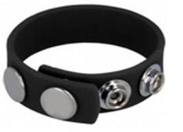 Adjustable Silicone Cock Straps – 3 Snap