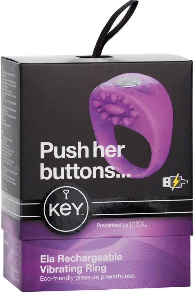 Key Rechargeable Vibrating Ring 5 Speeds