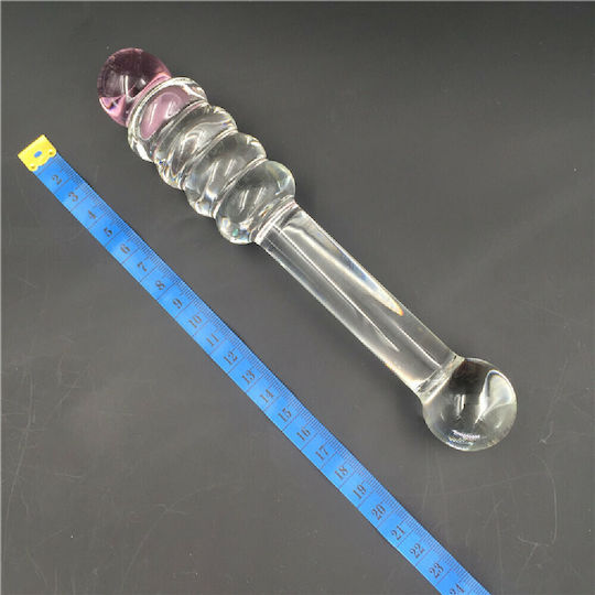 Anal Plug Transparent - Glass 7.5"