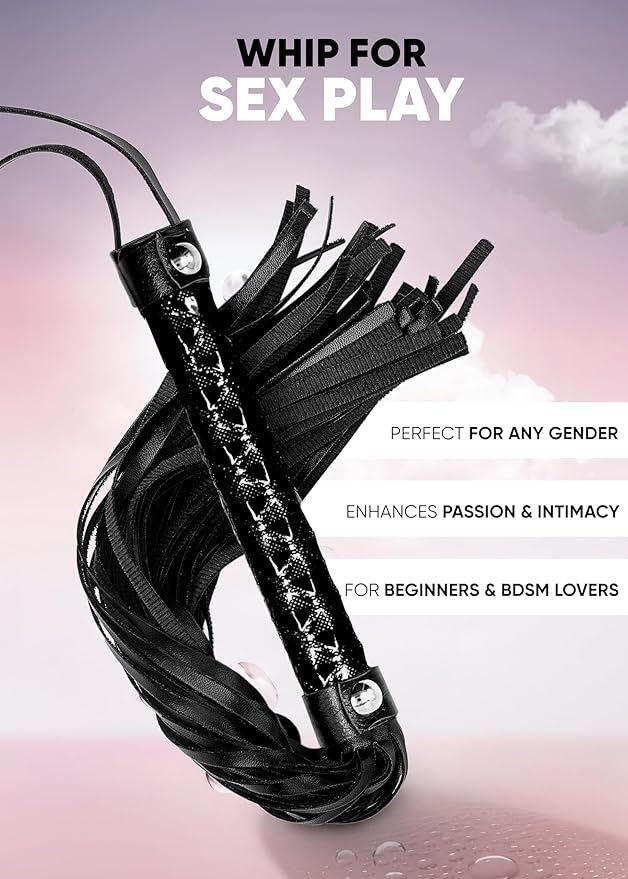 15.5" BDSM Sex Whips, Flogger Adult Sex Whip Paddle. UK Playroom 15.5" BDSM Sex Whips, Flogger Adult Sex Whip Paddle. UK Playroom