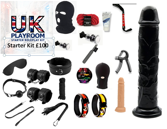 UK Playroom Bondage Starter - 18 items - Kit3 - £100.00