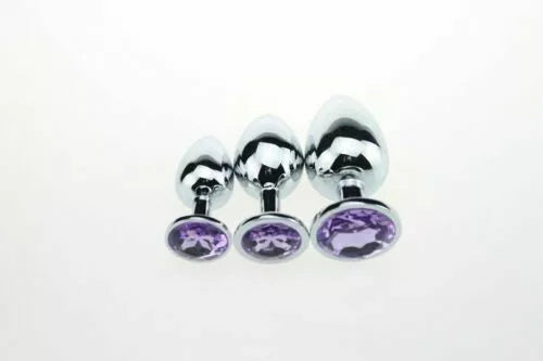 Metal Butt Plug Set - YOU GET ALL 3