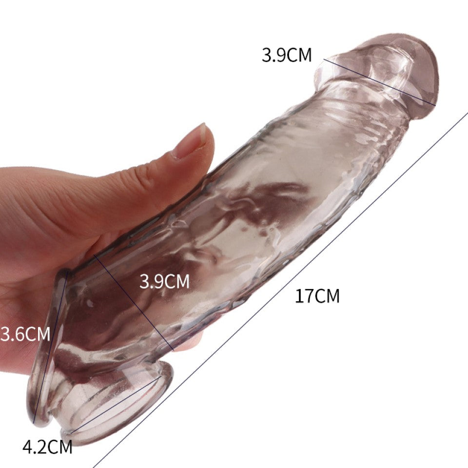 Penis Extender with Ball Loop - Grey