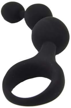 Triple Ripple Anal Beads-Black