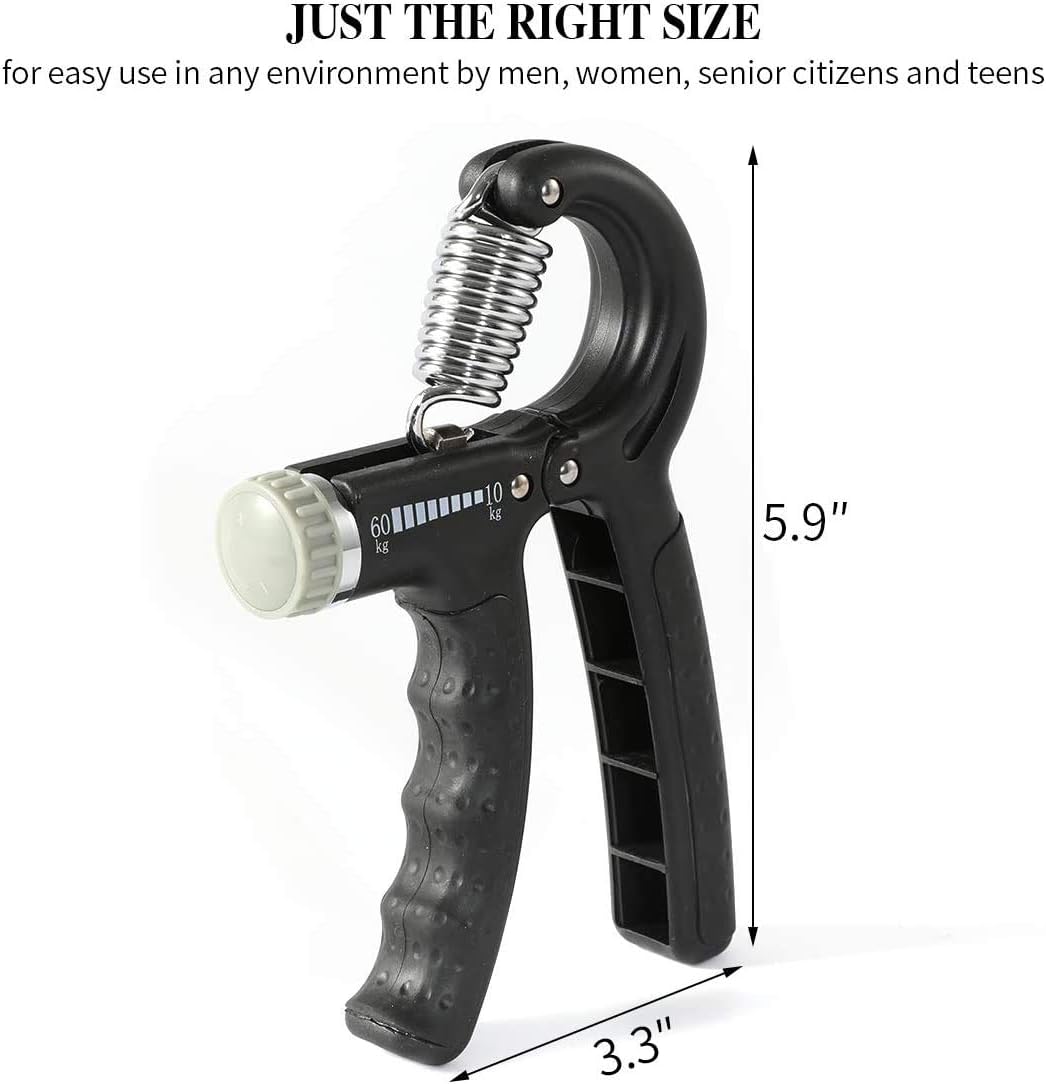 Grip Strengthener, 10-60kg Adjustable Resistance Forearm Grip - Every Lad needs decent forearms