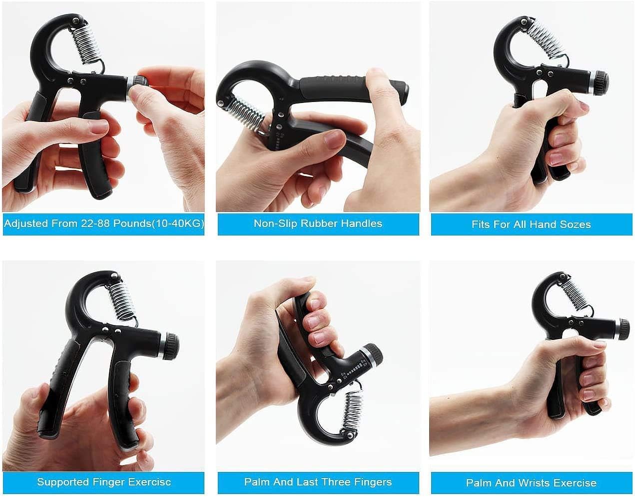 Grip Strengthener, 10-60kg Adjustable Resistance Forearm Grip - Every Lad needs decent forearms