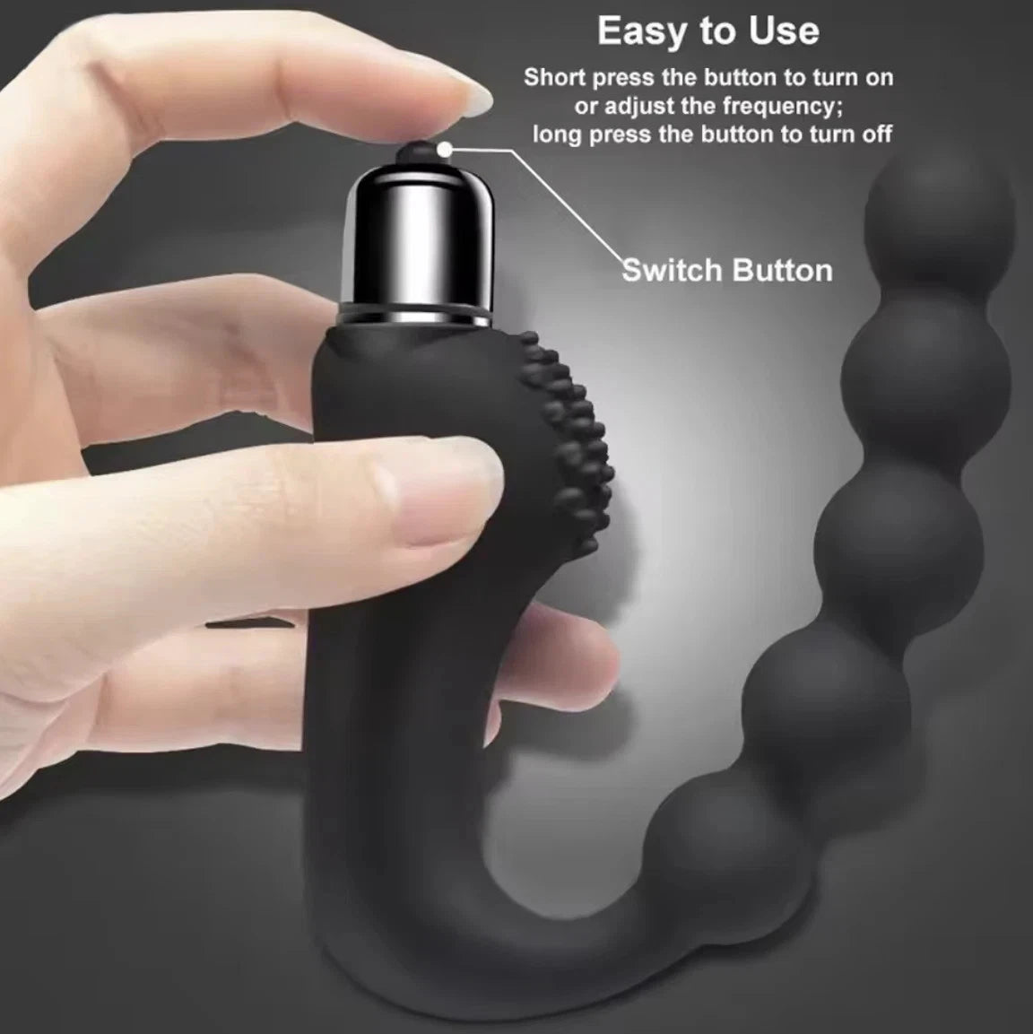 Vibrating Anal Plug Butt Beads Vibrator Prostate Massage