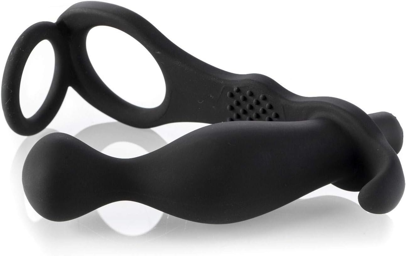 Vibrator Vibrating Intimate Massager Toy for Insertion Made of Harmless Body Silicone in Black