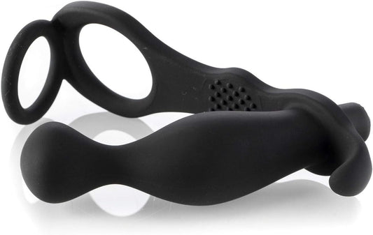 Vibrator Vibrating Intimate Massager Toy for Insertion Made of Harmless Body Silicone in Black