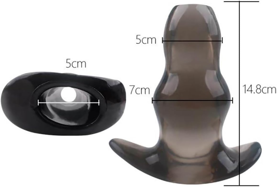 Large 14.5cm Tunnel Plug Hollow Butt Plug Anal Stopper
