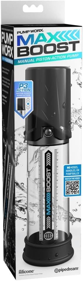 Pump Worx - Max Boost - Black -  Pipedream