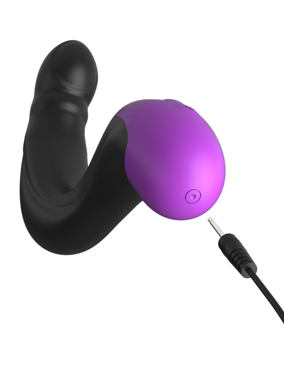 Anal Fantasy Elite - Hyper-Pulse P-Spot Massager - Black/ Purple -  Pipedream