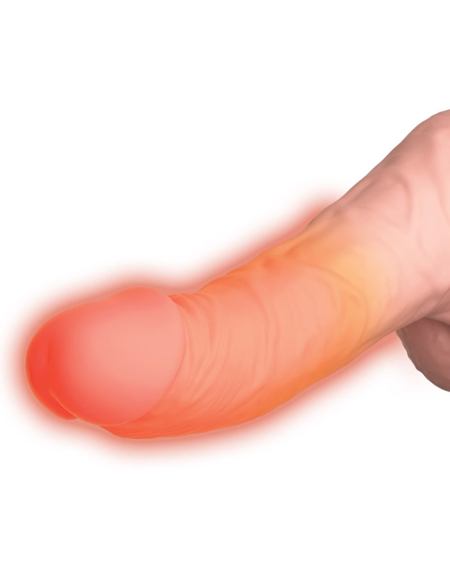 King Cock Plus - 6.5" Thrusting Cock with Balls - Triple - Pipedream