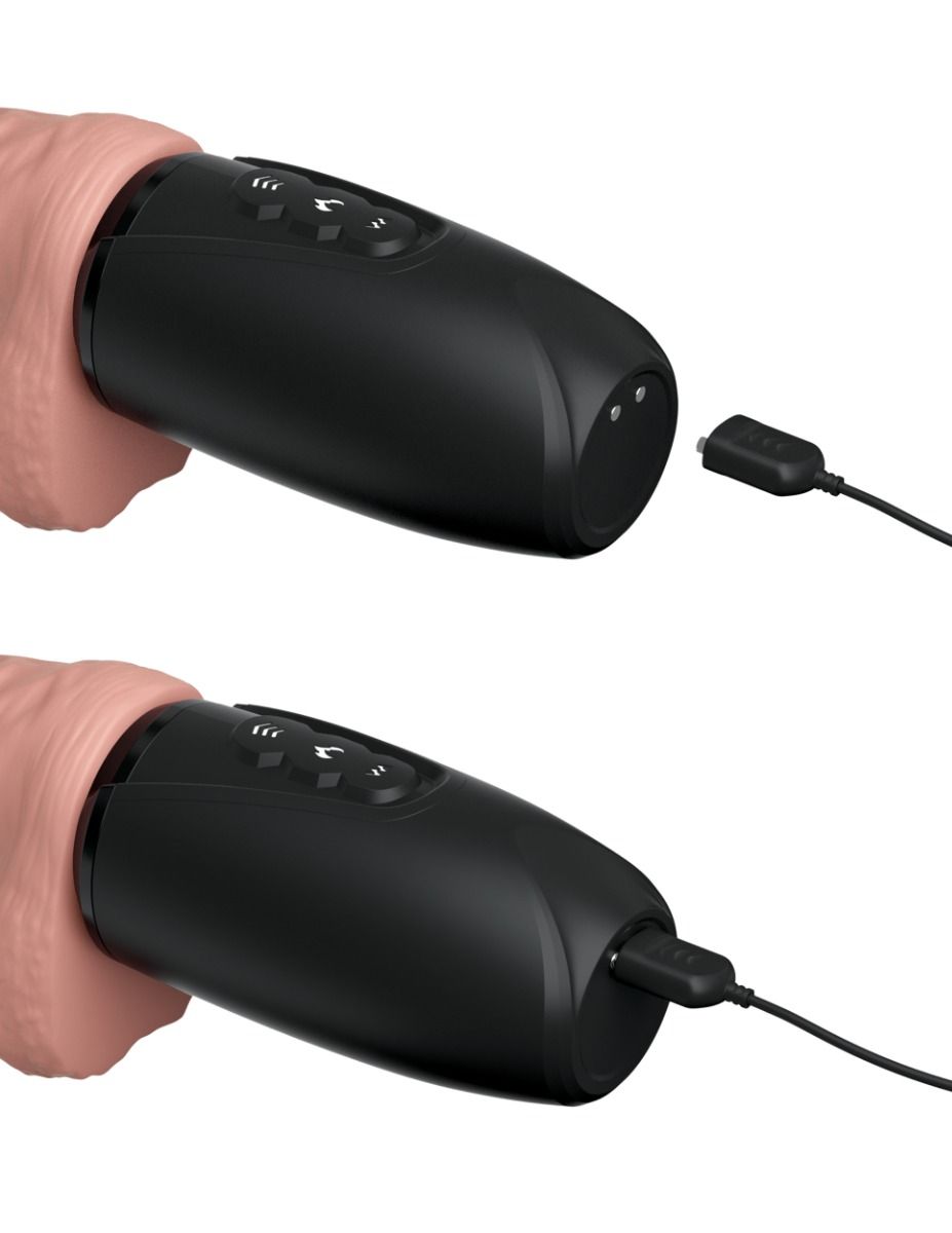 King Cock Plus - 6.5" Thrusting Cock with Balls - Triple - Pipedream