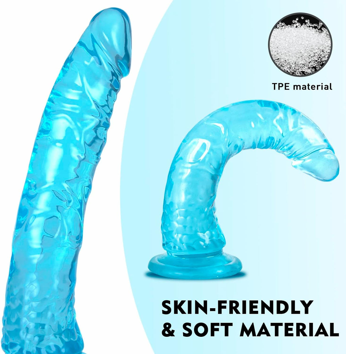 7" Dildo Realistic Anal Silicone Dildo - Bargain