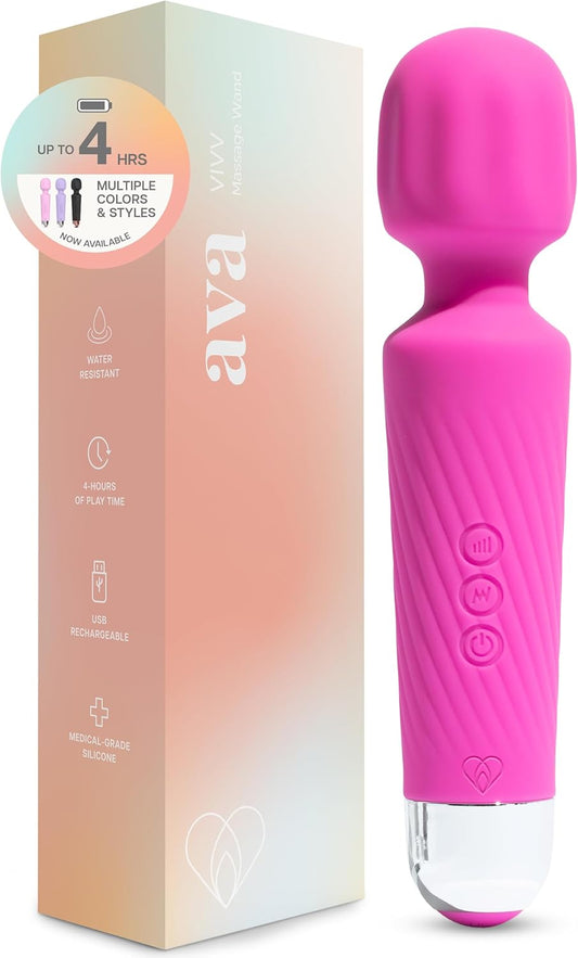 QULAITY Vibrator Wand USB Charged - 4 colours to choose from