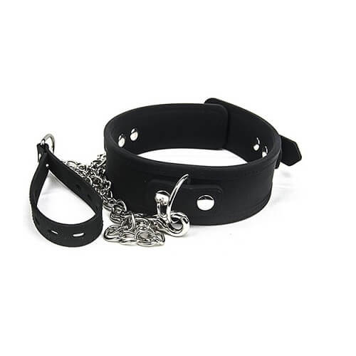 Silicone Collar and Lead Set