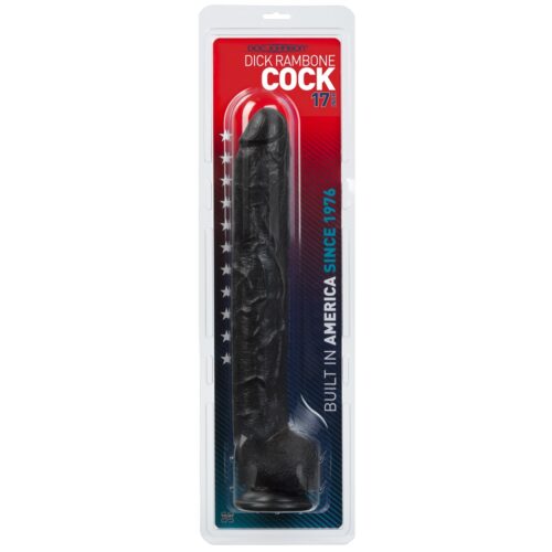 17” It’s massive - Doc Johnson Dick Rambone Black