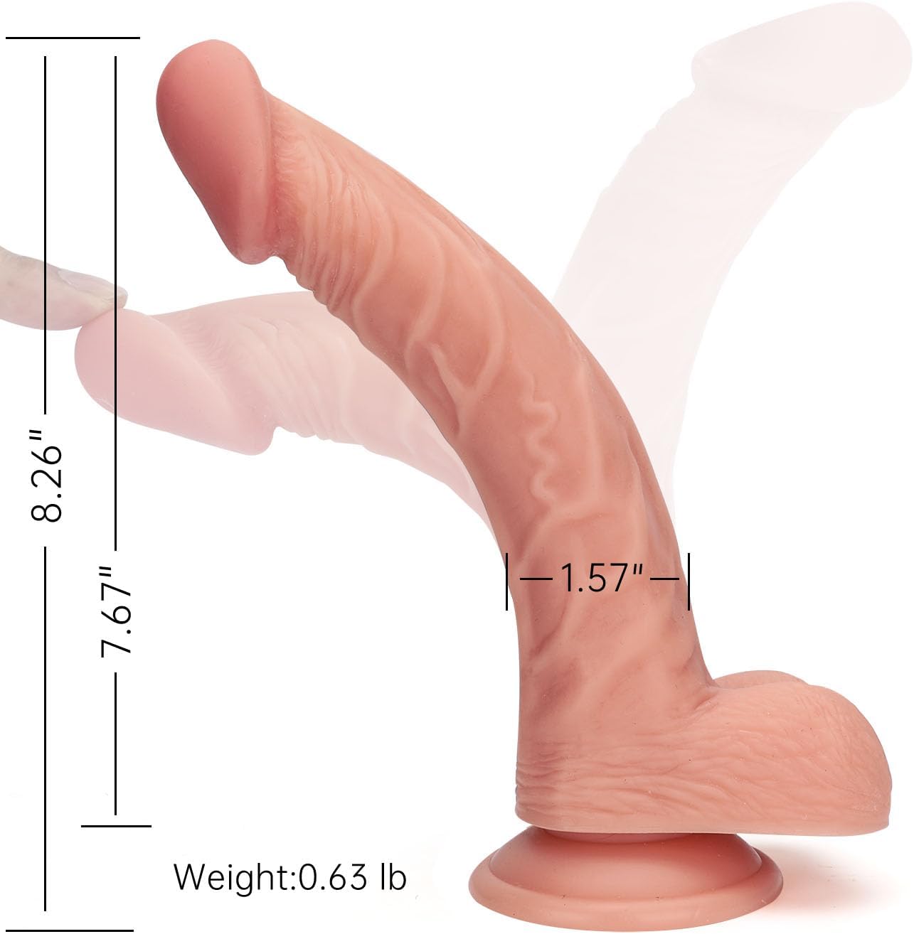 9" Inch Strap on Dildo with Harness Strap On for Men