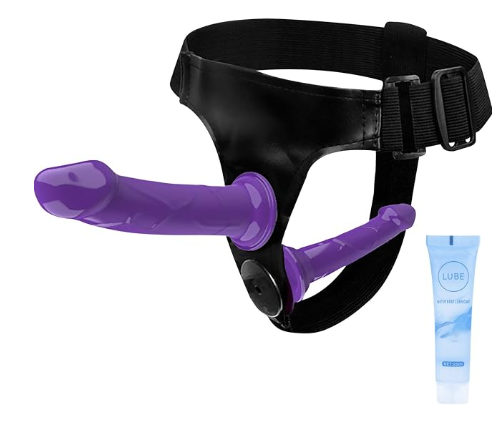 Strap On Dildo Wearable Kit  2 Removeable Dildo