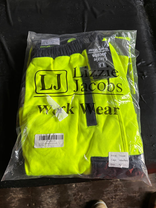 HiViz Work Trousers - Fleecy Material