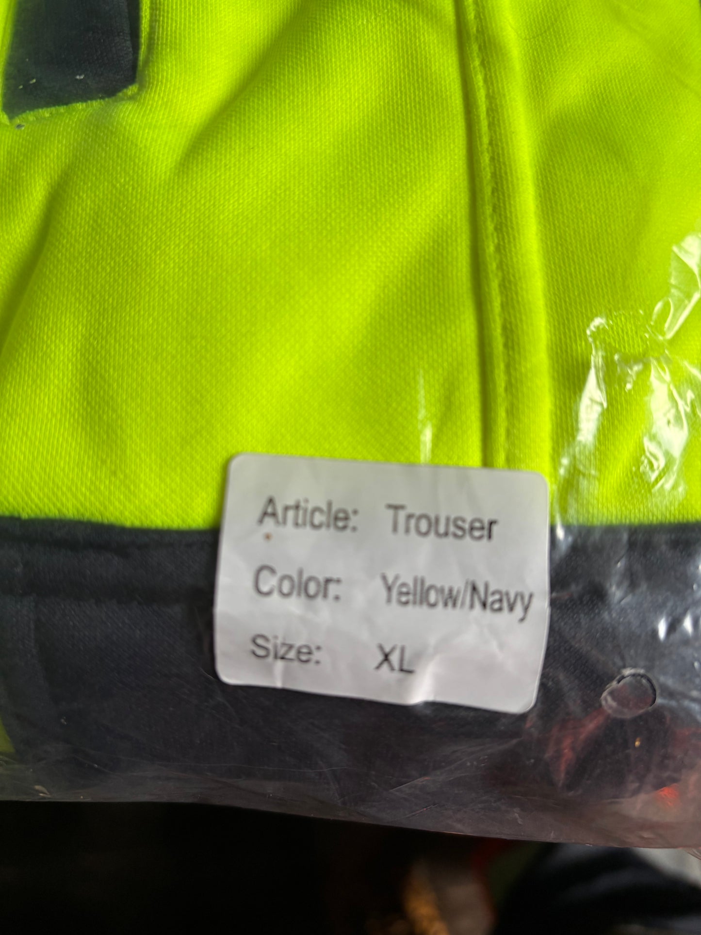 HiViz Work Trousers - Fleecy Material