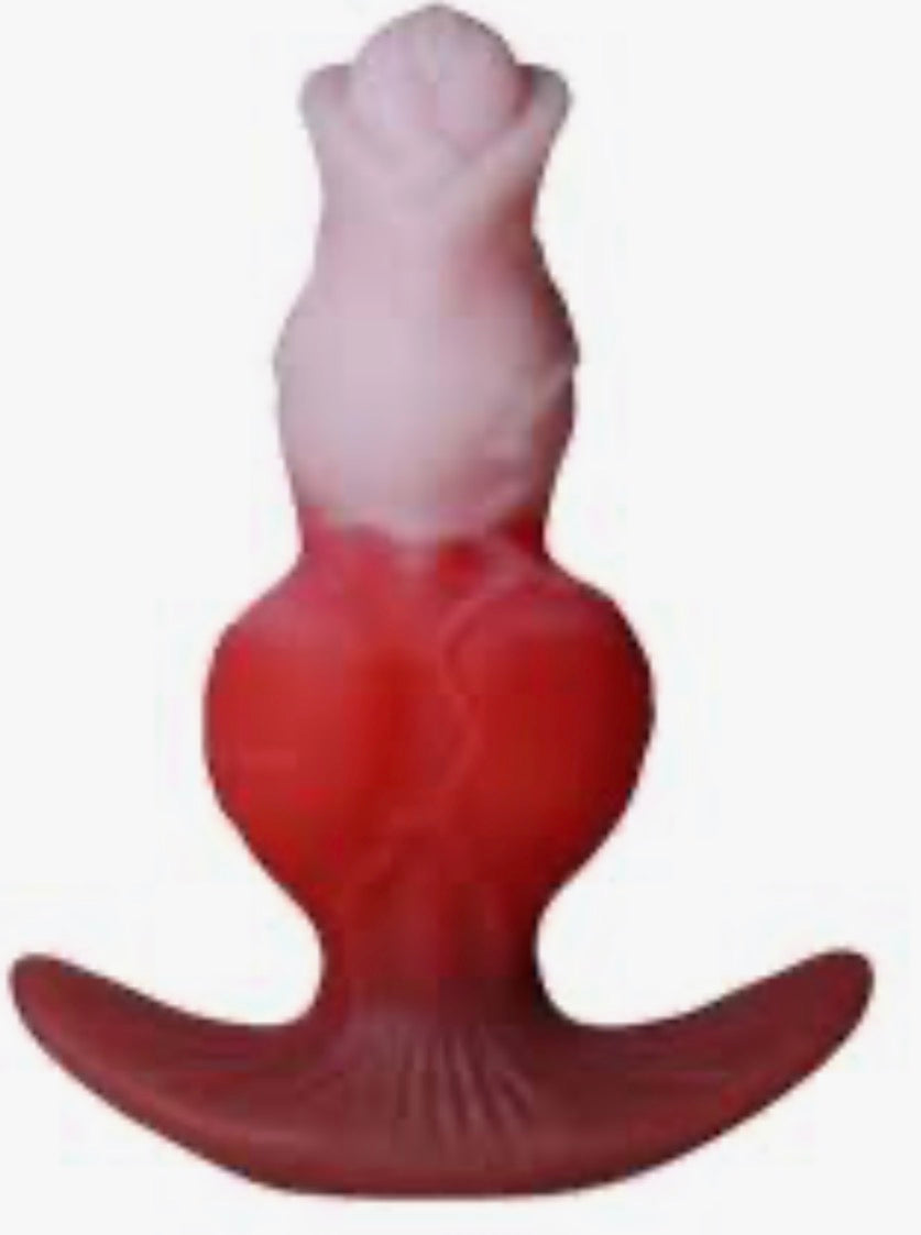 8" Large Knotted Butt Plug