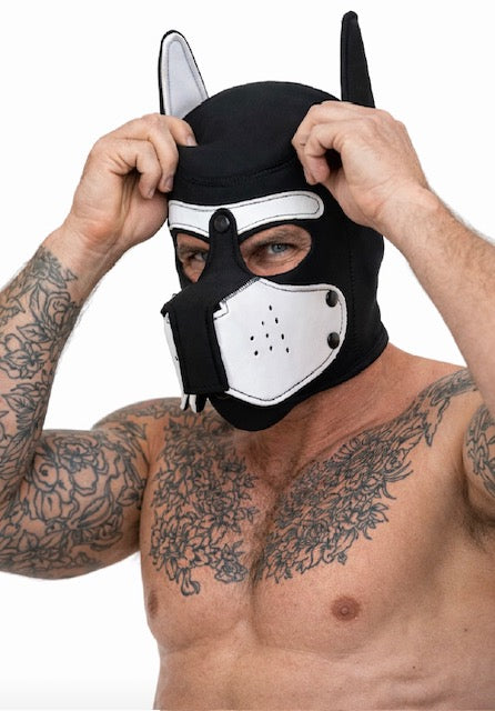 Pup Hood White ONLY £9.00 - Spandex - 1 Size fits all - ABSOLUTELY BARGAIN