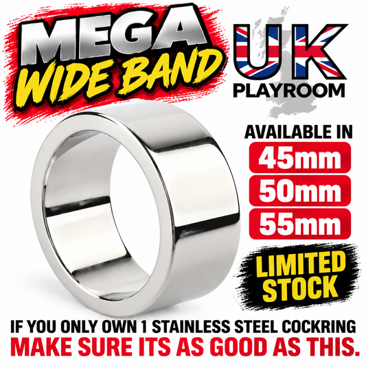 Mega Wide Band – Stainless Steel Cock Ring 45/50/55mm