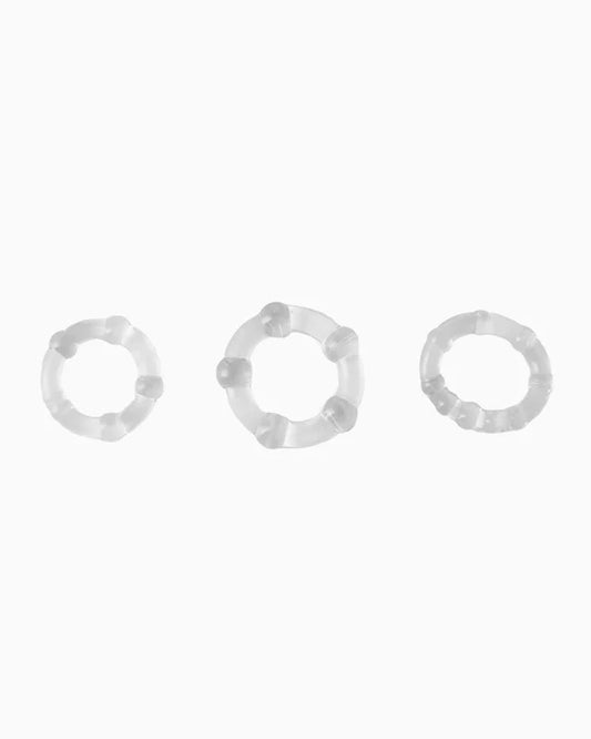 Nub Cock Rings Set of 3