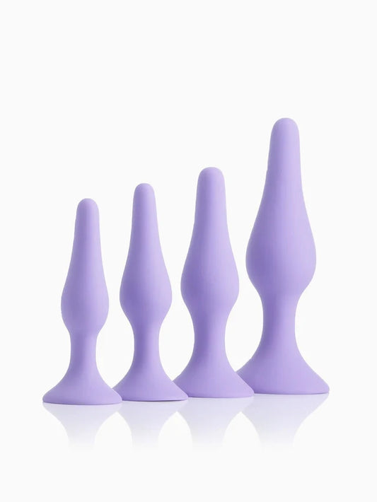 UK Playroom Slick Butt Plug Set – Set of 4