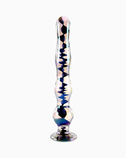 Playboy Jewels Glass Wand Dildo – 8 Inch