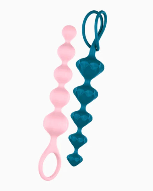 Satisfyer Love Beads Soft Silicone Anal Beads – Set of 2