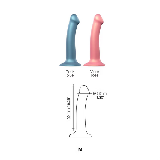 Strap On Me Mono Density Metallic Dildo – 7 Inch