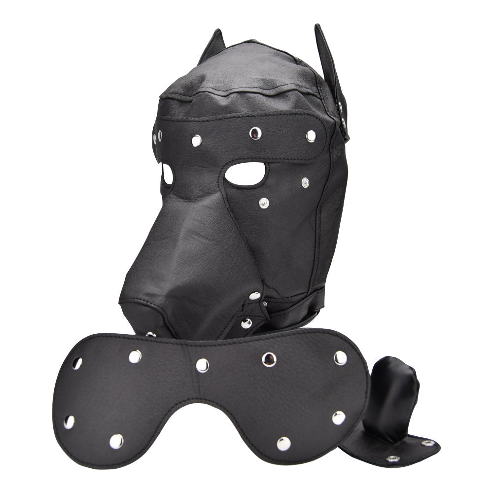 Dog Mask Bondage Hood