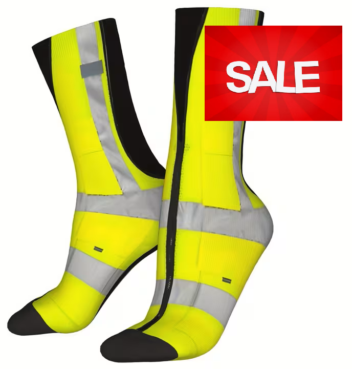 HiViz Socks - Neon and Black - IN THE SALE