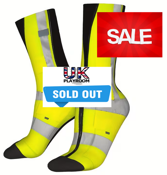 HiViz Socks - Neon and Black - IN THE SALE