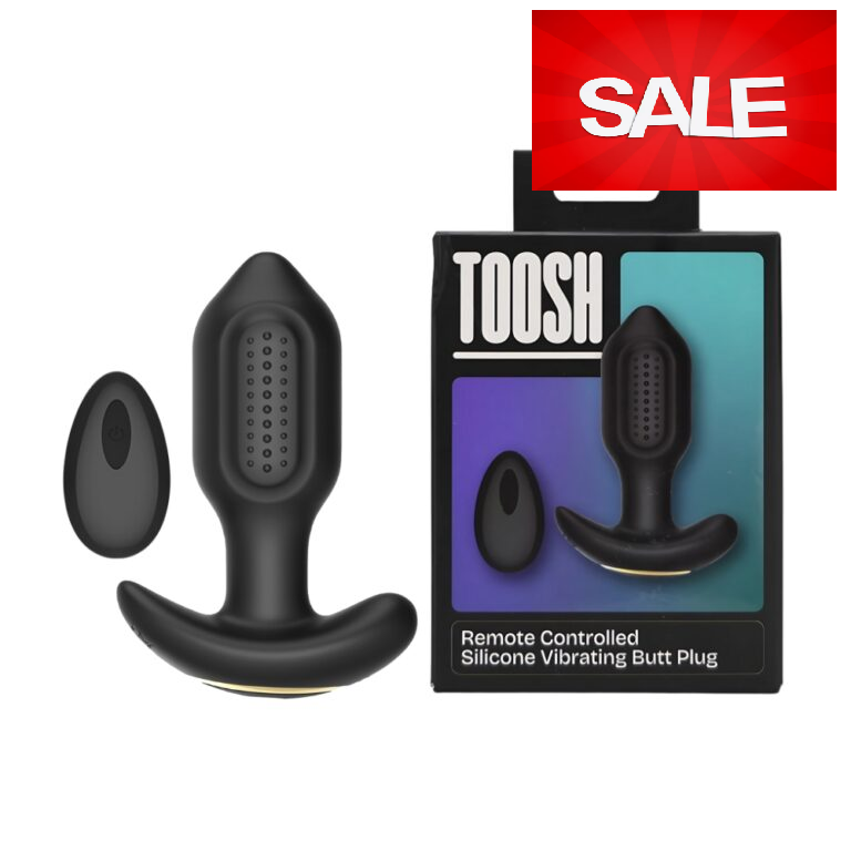 Vibrating Butt Plug Silicone Remote Controlled - IN THE SALE