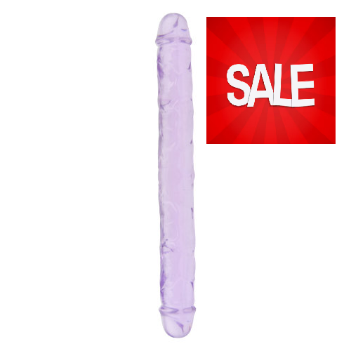 12 Inch Double Dildo Purple - IN THE SALE