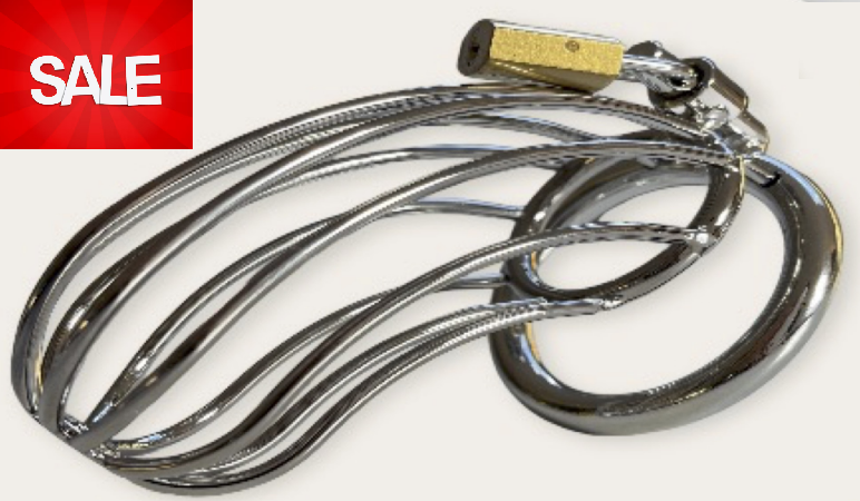 Metal Cock Cage LONG BAR - 1 Size fits Most  - COCK CAGE - ABSOLUTE BARGAIN (Copy)