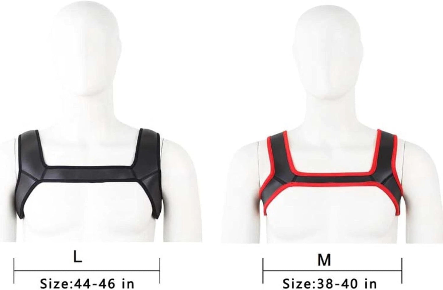 Bondage Puppy Play Chest Harness BDSM  Harness Neoprene - Various Colours - IN THE SALE