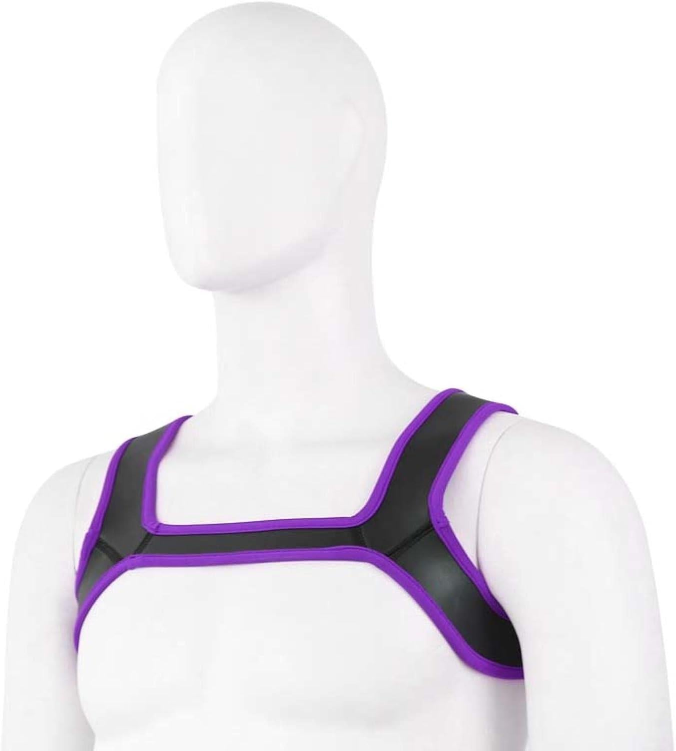 Bondage Puppy Play Chest Harness BDSM  Harness Neoprene - Various Colours - IN THE SALE