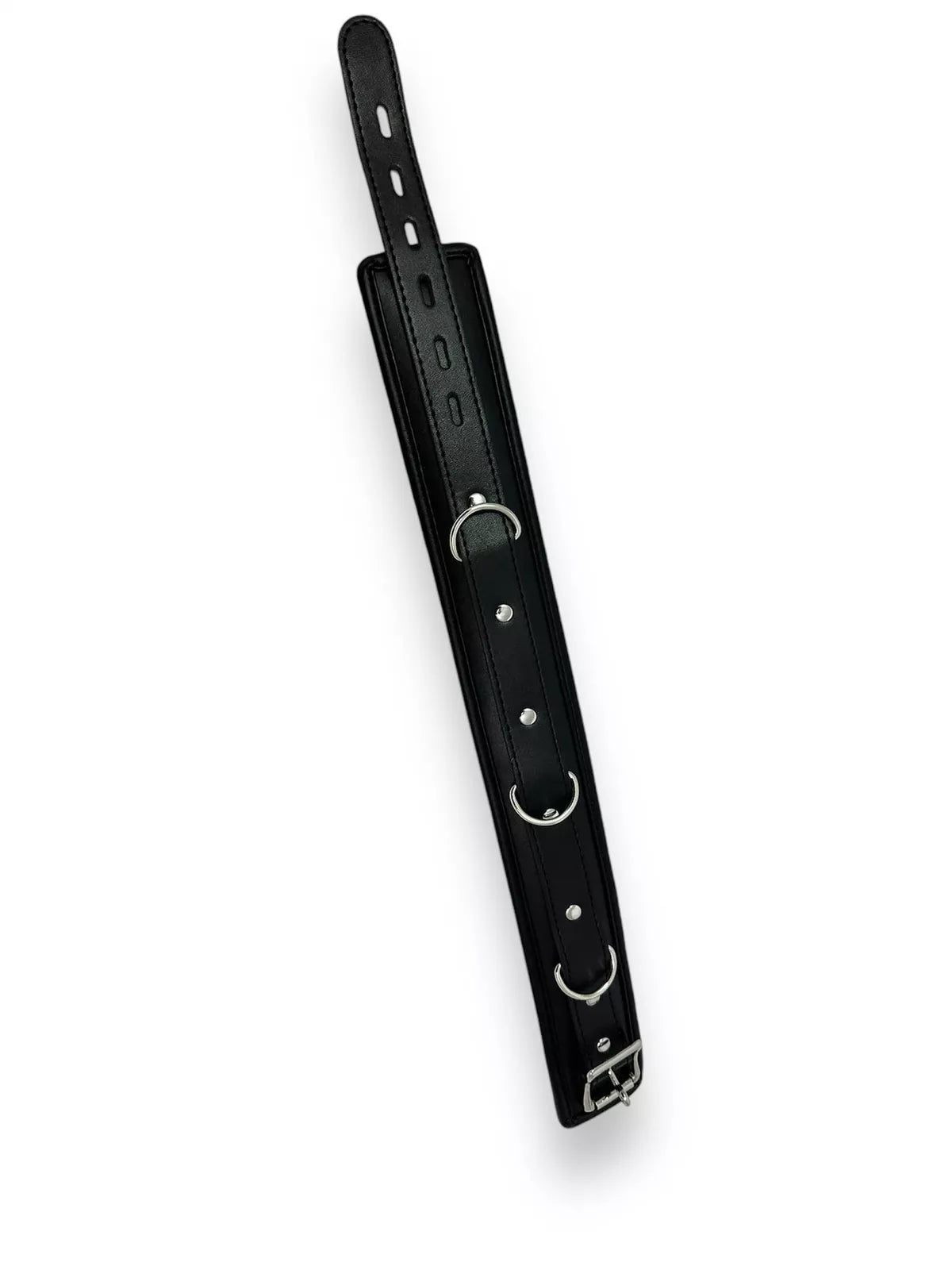 Padded BDSM Collar & Leash Set - Bondage Choker for Submissive Play Faux Leather - IN THE SALE