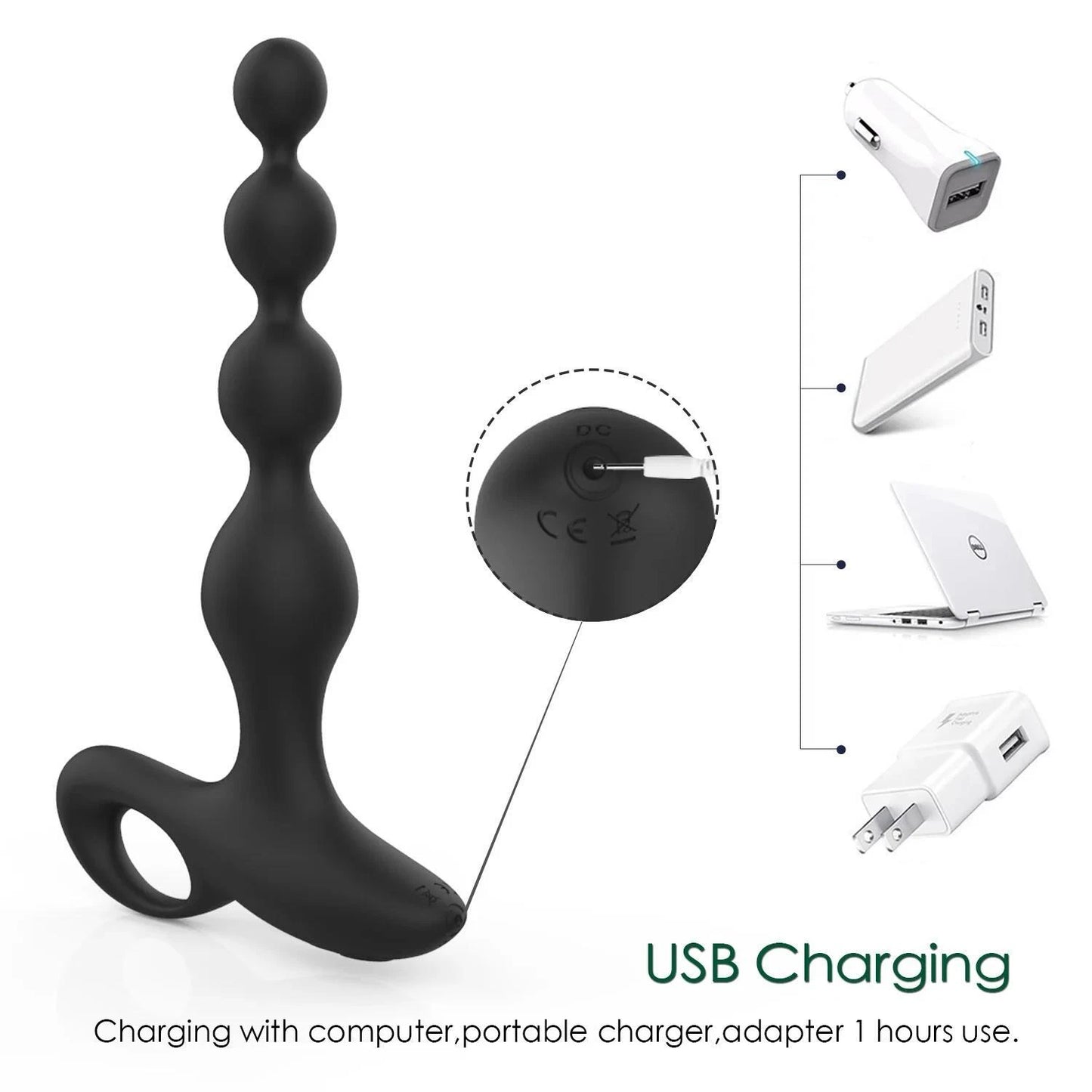 Rechargeable Toy with Remote Control. Waterproof, 10 Modes Powerful - IN THE SALE