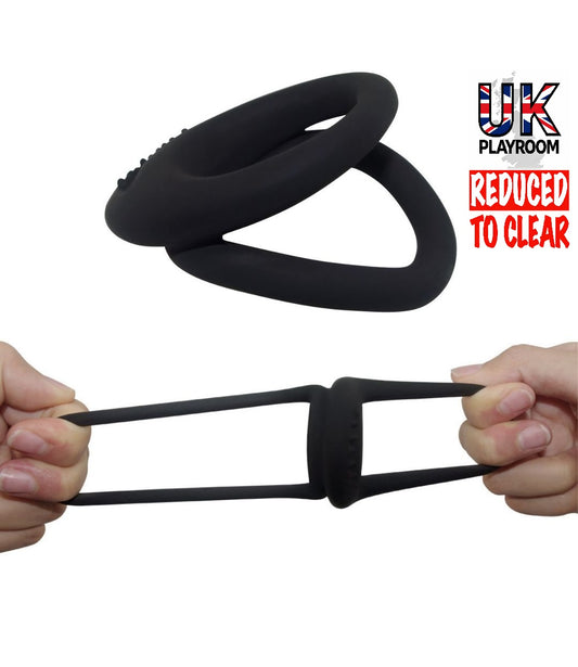 Double Cock & Ball Ring Stretchy