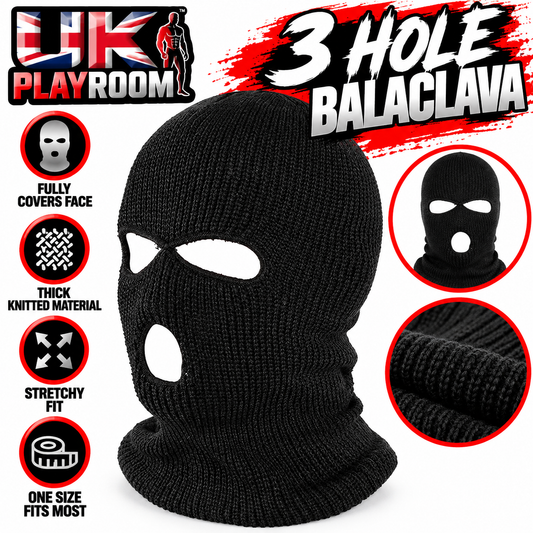 3-Hole Knitted Balaclava – Full Face Mask